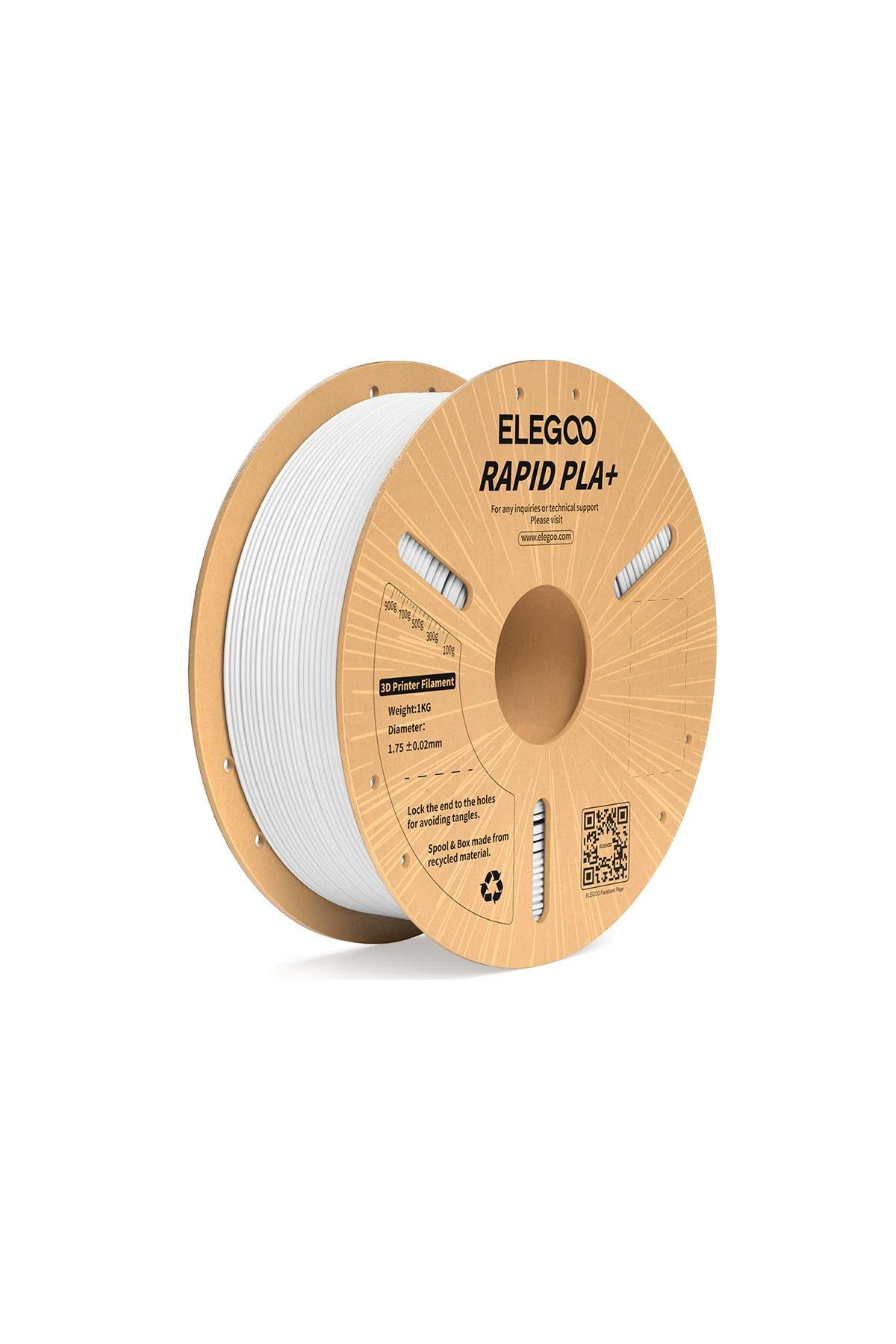 ELEGOO RAPID PLA Filament Beyaz 1Kg