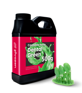 Phrozen Döküm Reçinesi 0.5 kg Dental Green