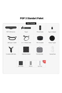 Revopoint 3D Scanner POP 3 plus Standard Edition