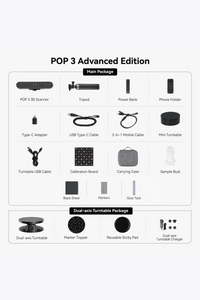 Revopoint 3D Scanner POP 3 plus Advanced Edition