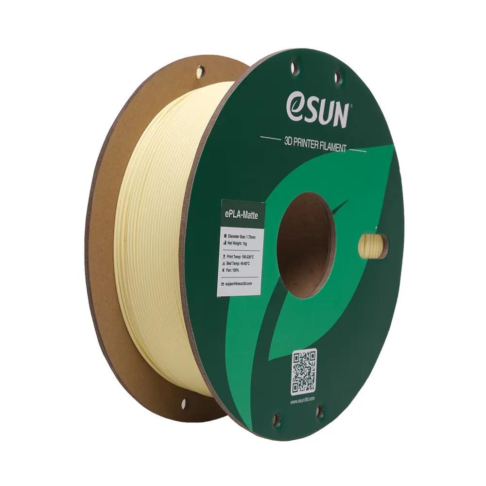 ESUN e-PLA Matte Filament - Badem Sarısı - 1 kg 1.75 mm