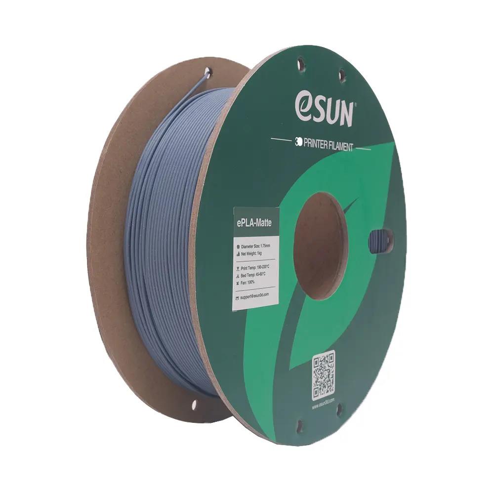 ESUN e-PLA Matte Filament - Koyu Gri - 1 kg 1.75 mm