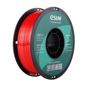 ESUN e-Silk PLA Filament - Kırmızı - 1 kg 1.75 mm